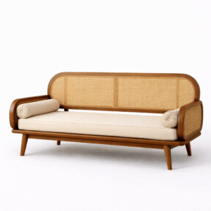 Cano cane sofa