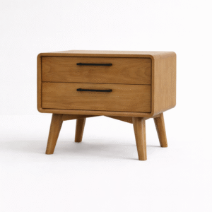 Mid-Century Duo Bedside Tables