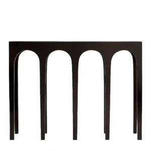 Noir Grand Arch Console Tables