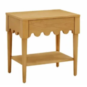 Willow Scallop side table / bedside tables