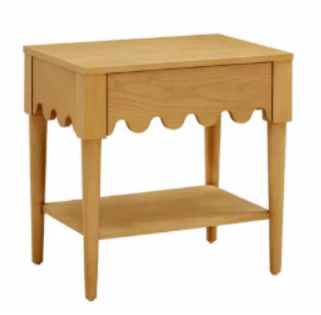 Willow Scallop side table / bedside tables