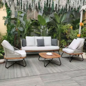5-Seater Outdoor Rope Sofa Set