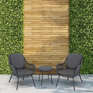 3 Piece Outdoor Rope Patio Set